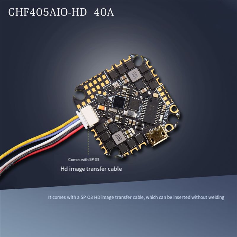 ABTI-GHF405AIO-HD 40A ชุดควบคุ - Drone Racing Flight Controller บทวิจารณ์และราคา